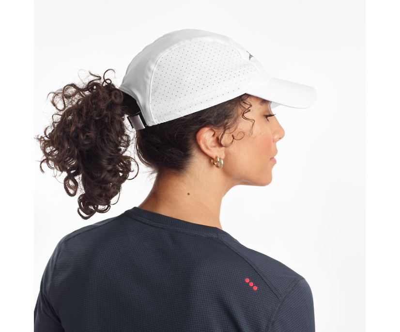 Women's Saucony Outpace Hats White | Singapore 363NWYB